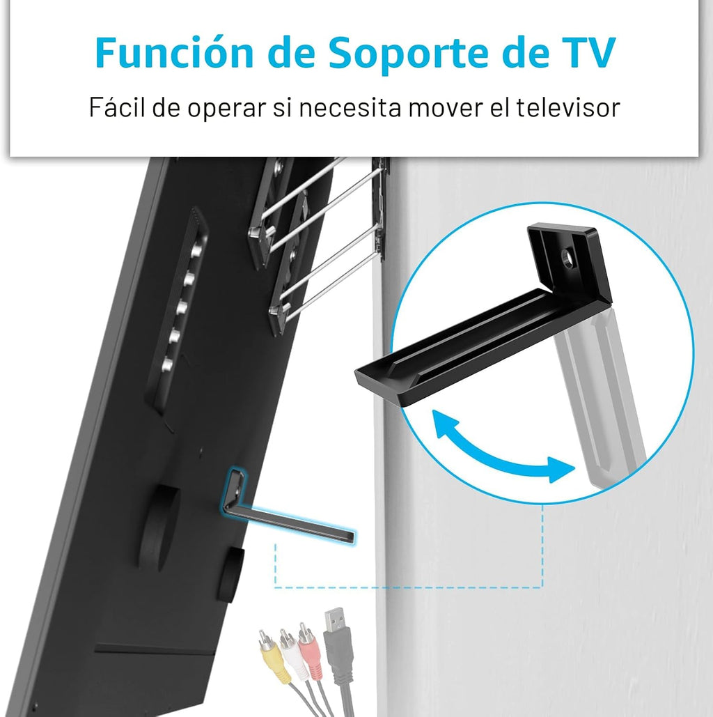 Soporte de pared para TV ultra delgado de 37 a 86 pulgadas, peso máximo de 165 libras