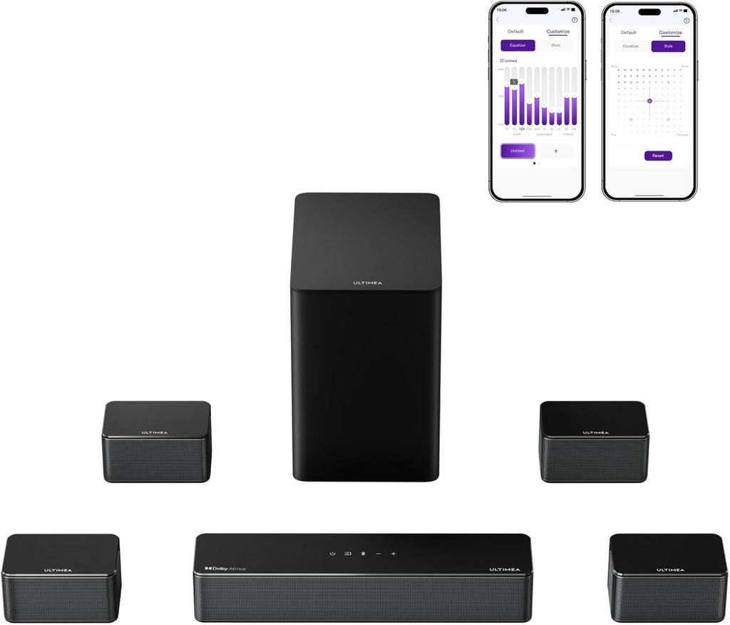 ULTIMEA 7.1 Sistema de sonido envolvente para TV con Dolby Atmos