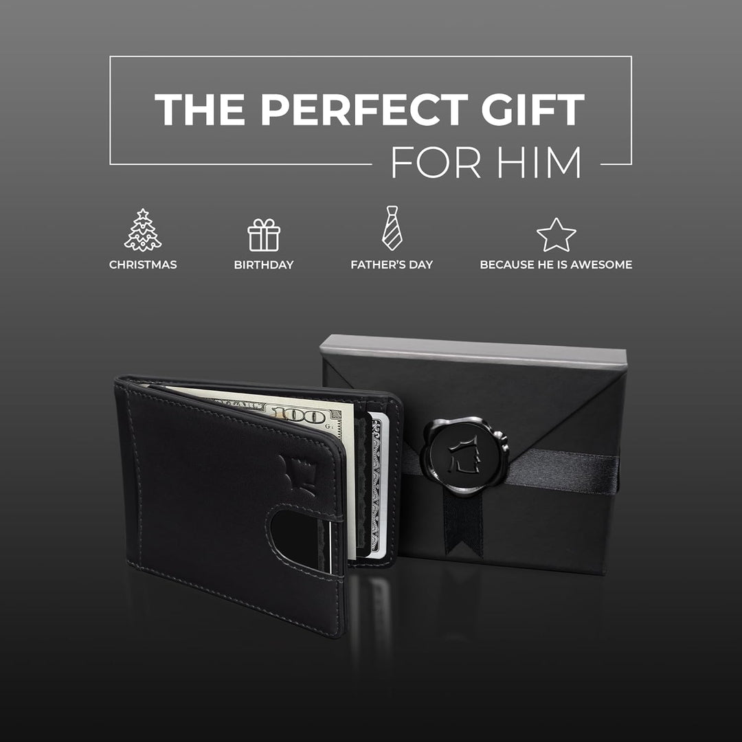 Billetera de bolsillo con efectivo Kingly para hombres | Billetera...