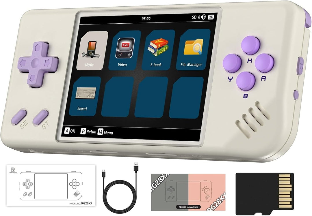 RG28XX - Juego de mano retro con sistema Linux, pantalla IPS de 2.8...