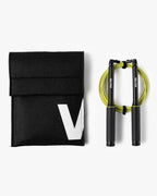 Velites - Cuerda de saltar lastrada para crosstraining, boxeo y fitness Fire 2.0, ideal para doble salto, cuerda de velocidad de aluminio (balastos no incluidos)
