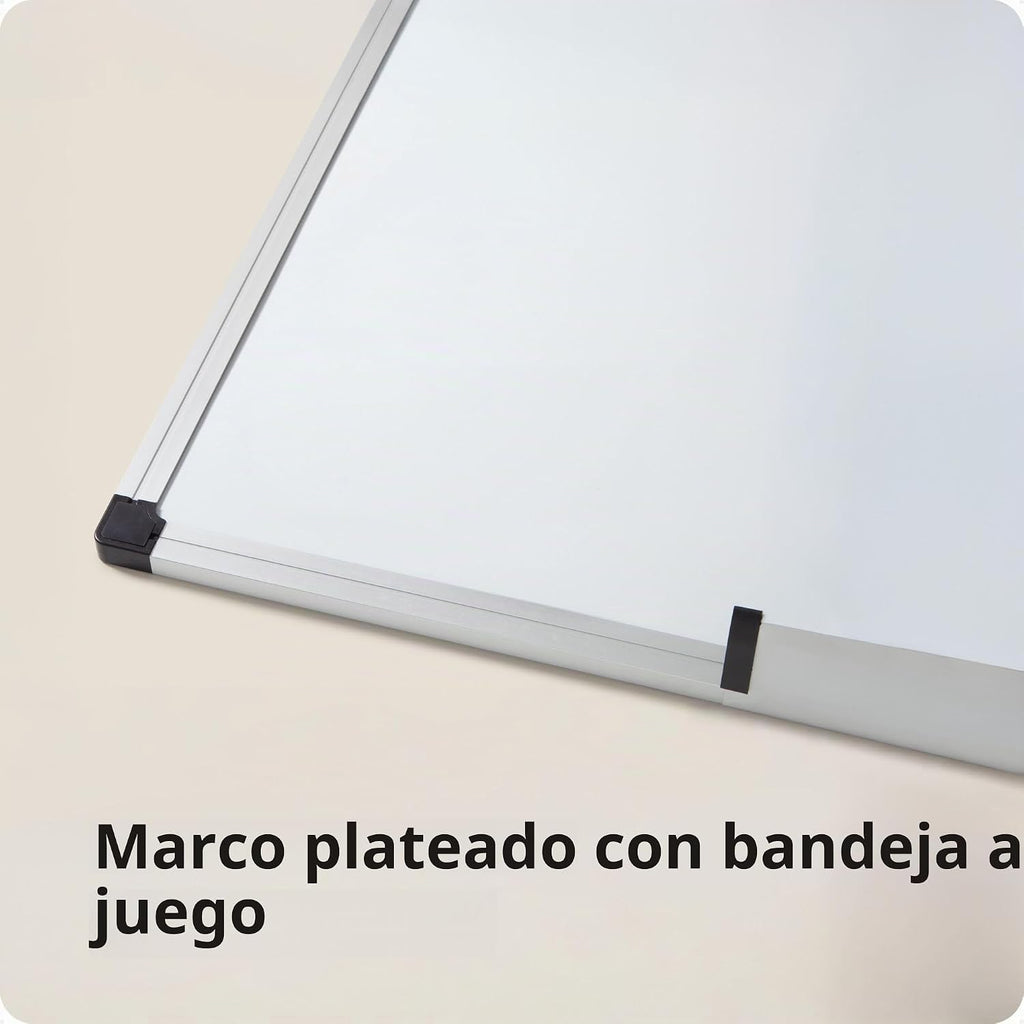 U Brands Tablero blanco magnético grande de 24 x 36 pulgadas