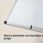 U Brands Tablero blanco magnético grande de 24 x 36 pulgadas