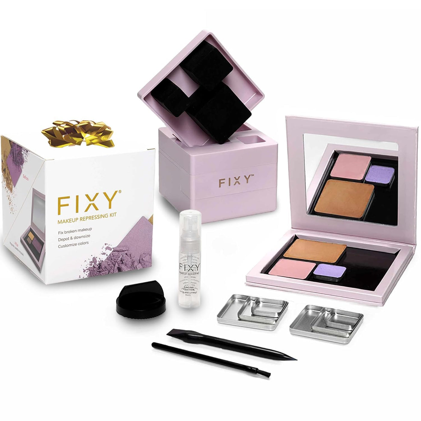FIXY Kit de reparación de maquillaje \u2013 Reprime sombras de ojos...