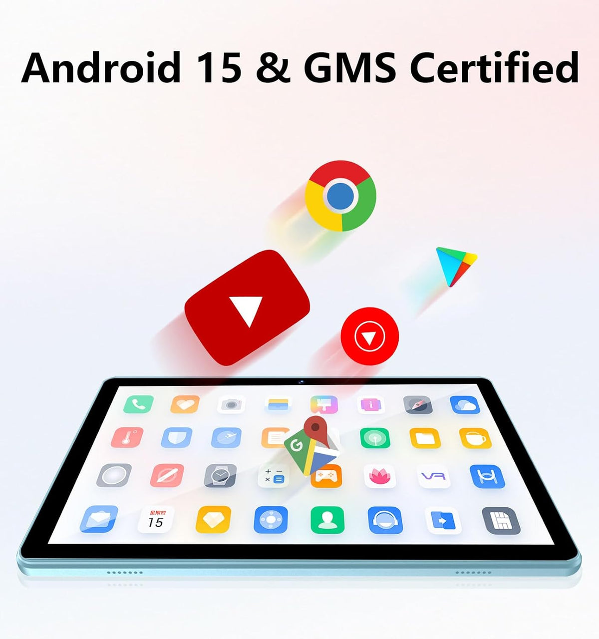 ECOPAD Tablet de 10.1 pulgadas, tabletas Android 15 de 12 GB (4+8)...