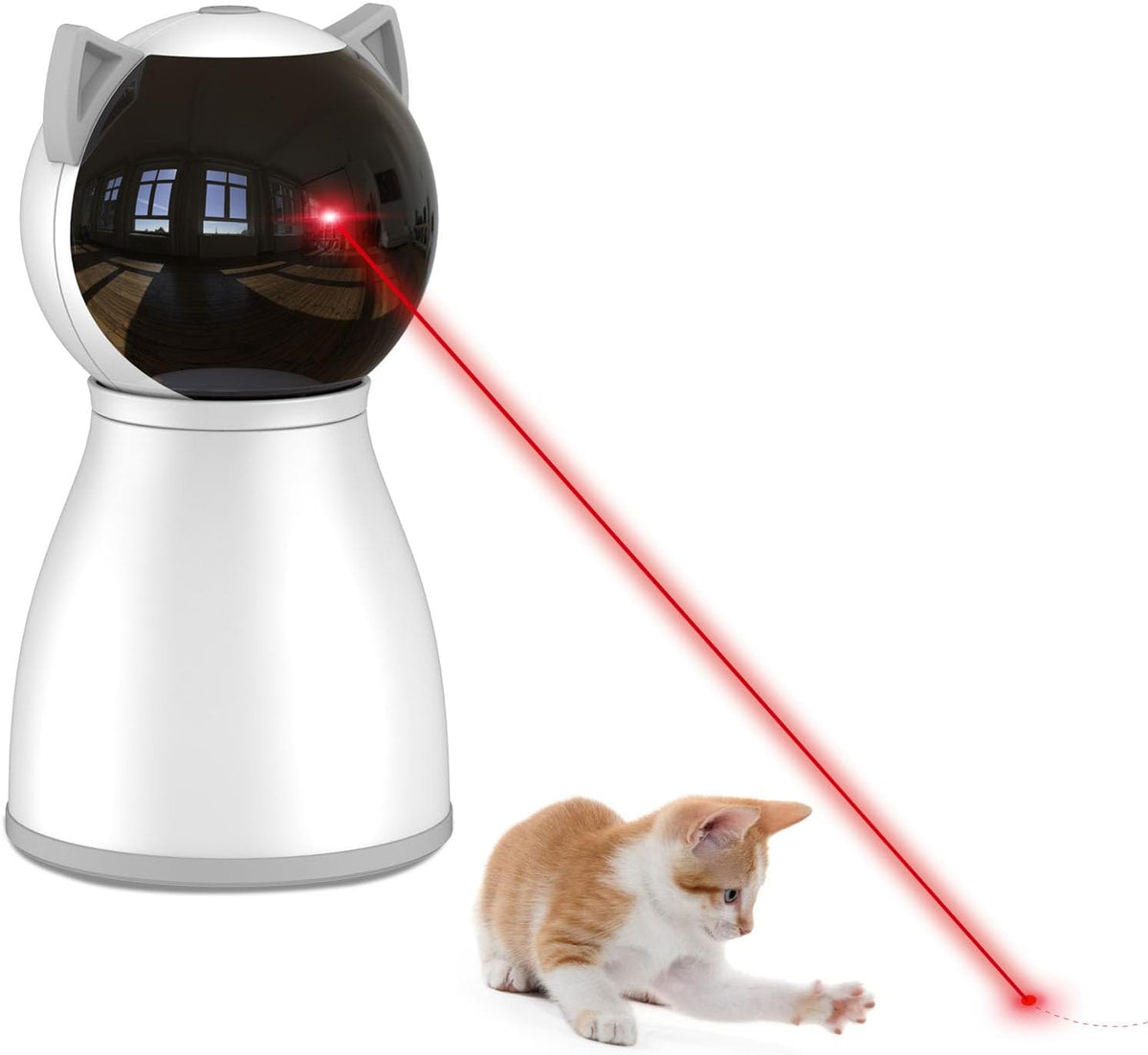 YVE LIFE Juguetes Interactivos Láser para Gatos de Interior, Juguetes Automáticos para Gatitos