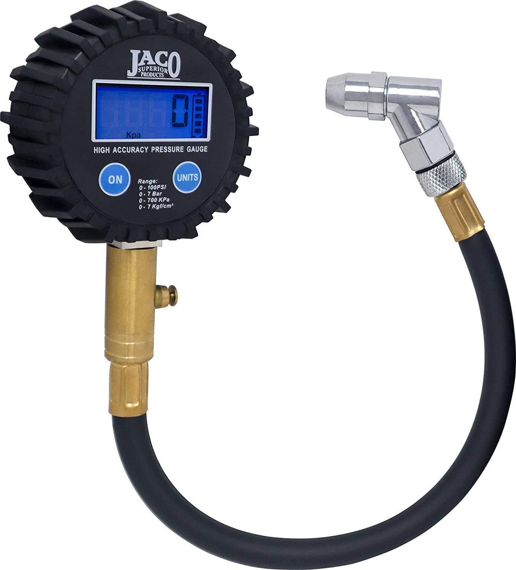 JACO ElitePro - Medidor digital de presión de neumáticos, precisión profesional, 100 PSI