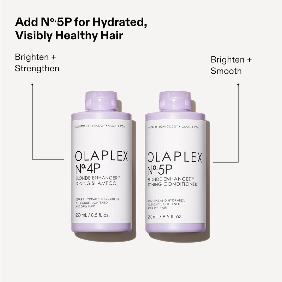 Olaplex No. 4P Blonde Enhancer Purple Toning Shampoo, Repairs, Hydr...
