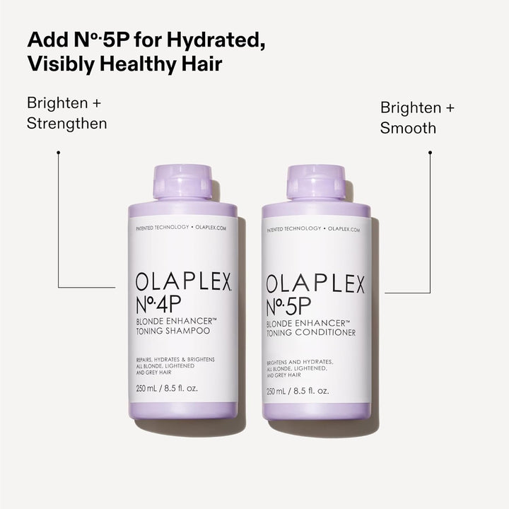 Olaplex No. 4P Blonde Enhancer Purple Toning Shampoo, Repairs, Hydr...