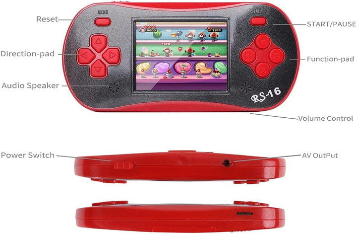 Juego de Mano para Niños - FAMILY POCKET RS16 Controlador Clásico P...