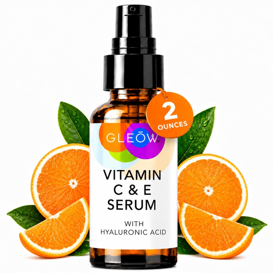 GLEOW Suero facial de vitamina C, suero hidratante de vitamina C pa...