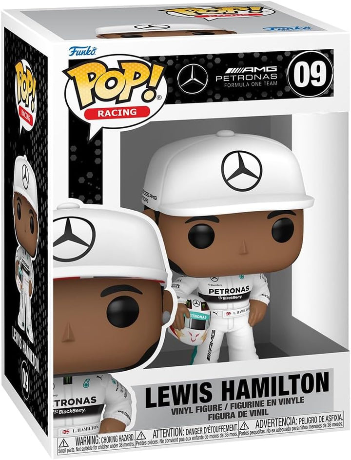 Funko Pop! Racing: Racing - Lewis Hamilton con casco - Mercedes-Ben...