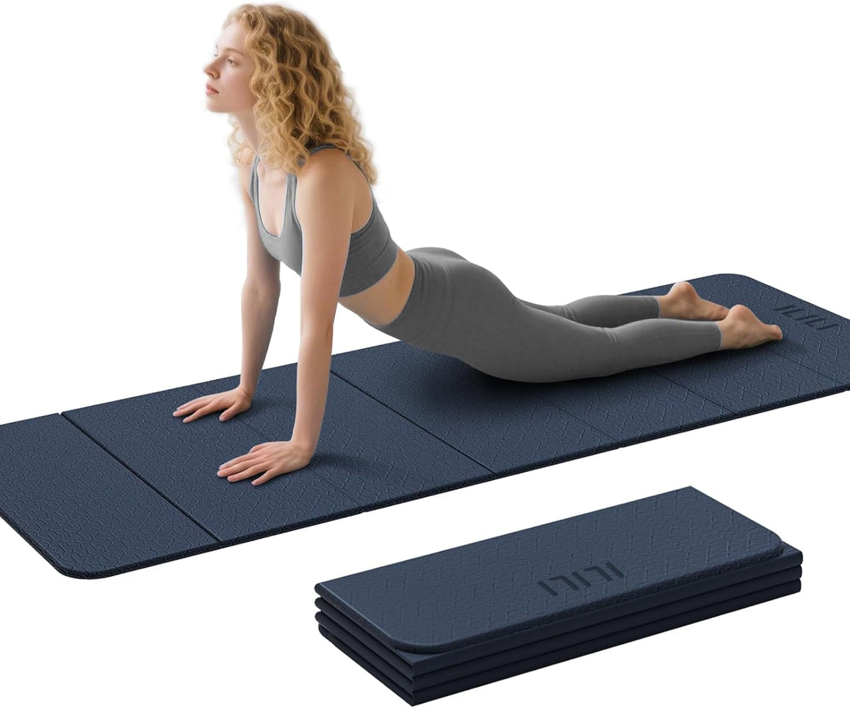 ILILI Alfombra de yoga plegable 71 * 24 * 0.3 pulgadas