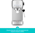CASABREWS Máquina de café espresso de acero inoxidable 3700 Essential con