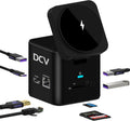 Estación de acoplamiento USB C para laptop con soporte de cargador MagSafe, adaptador multipuerto USB C Hub 9 en 1 con HDMI 4K, Ethernet de 1 Gbps, 3 USB 3.0, SD/TF, compatible con MacBook/Dell/HP