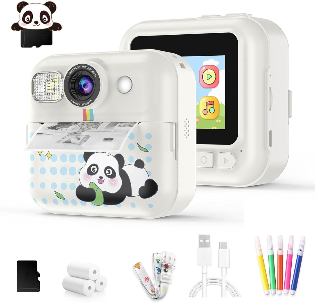 Cámara para Niños con Impresión Instantánea, Regalo de Navidad y Cu...
