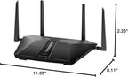 NETGEAR Nighthawk 5-Stream AX5 WiFi 6 Router (RAX43) AX4200