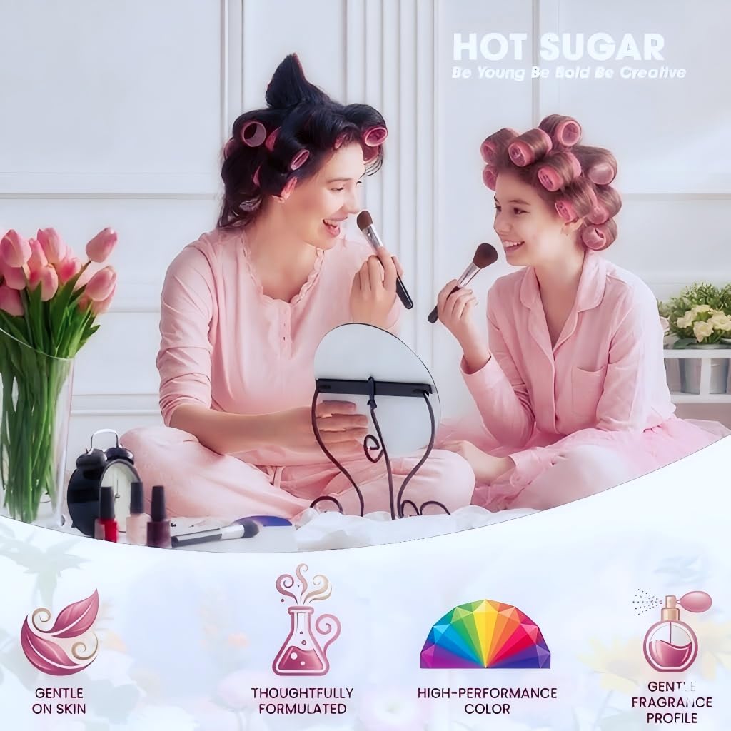 Hot Sugar Kit de maquillaje para adolescentes con estuche de tren r...