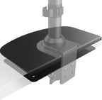 HUANUO Placa de refuerzo para montaje de monitor de acero para mesas delgadas, de vidrio y otras superficies frágiles, placa de soporte de acero se ajusta a la mayoría de los soportes de monitor con