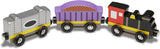 Melissa Doug Tren de madera vagones de tren