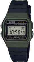 Reloj Unisex de Casio en resina/cristal acrílico con visualización de fecha y luz LED - Resistencia al agua y alarma
