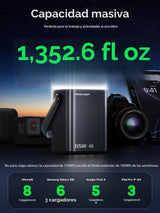 65W Banco de energía 40000mAh portátil cargador portátil batería -...