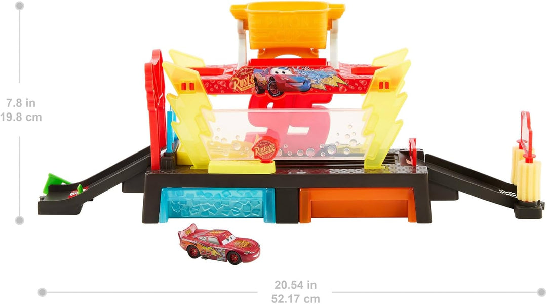Mattel Disney Pixar Cars - Juego de lavado de autos con