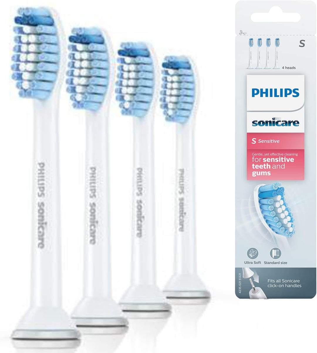 Philips Sonicare Cabezales de cepillo sensibles