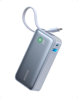 Anker Nano Power Bank, cargador portátil de 10,000 mAh con cable US...