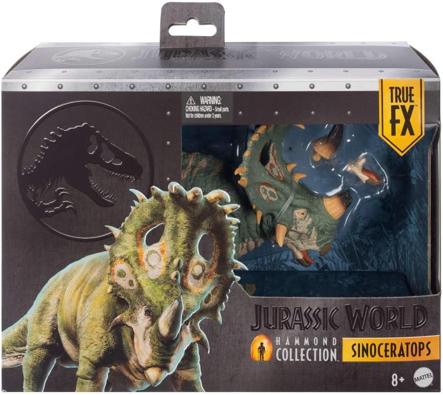 Mattel Jurassic World Hammond Collection Sinoceratops Figura de juguete