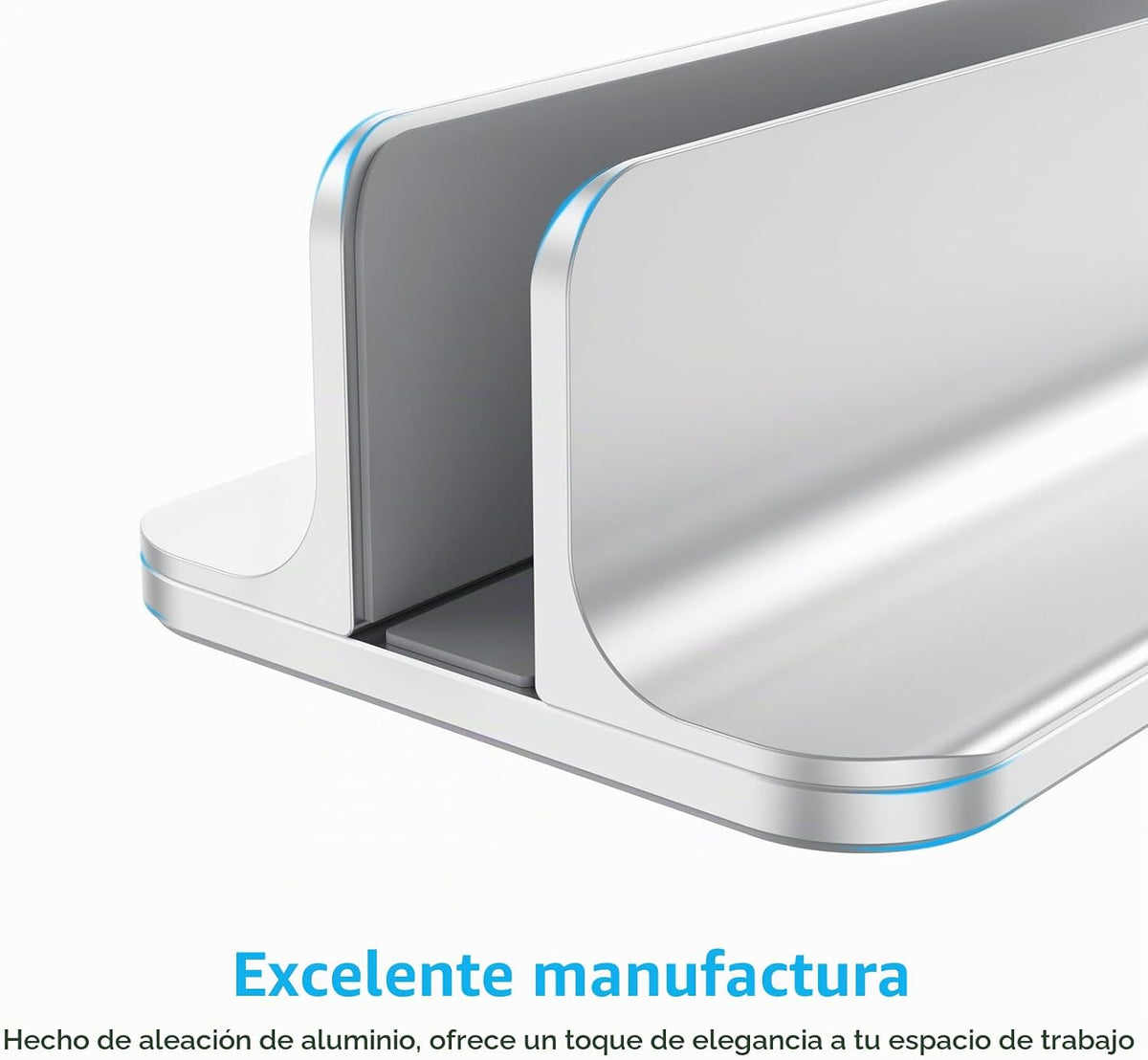 Omoton Soporte vertical para computadora portátil, soporte de alumi...