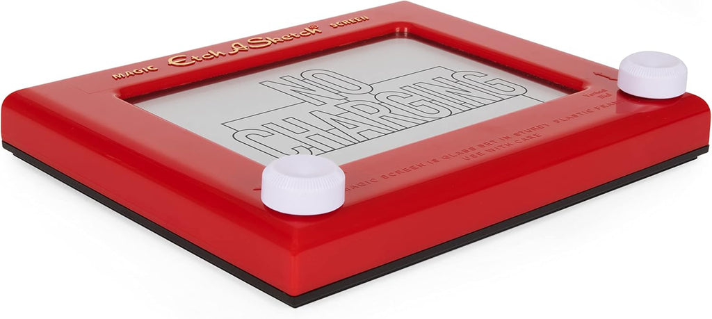 Etch A Sketch, juguete clásico de dibujo rojo con pantalla mágica, para niños de 3 años en adelante