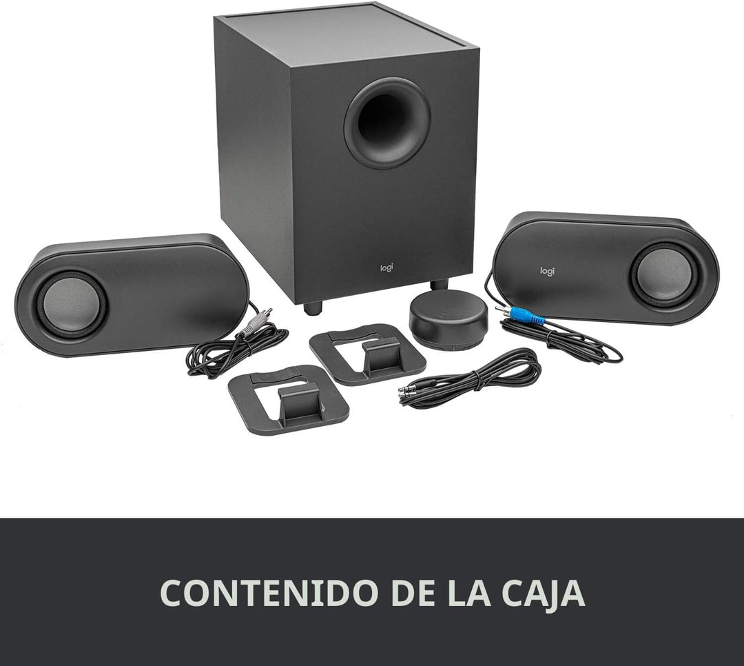 Logitech Altavoces Bluetooth Z407 para computadora con subwoofer y...