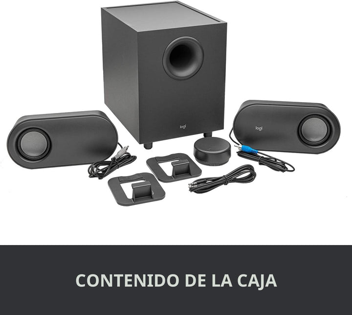 Logitech Altavoces Bluetooth Z407 para computadora con subwoofer y...