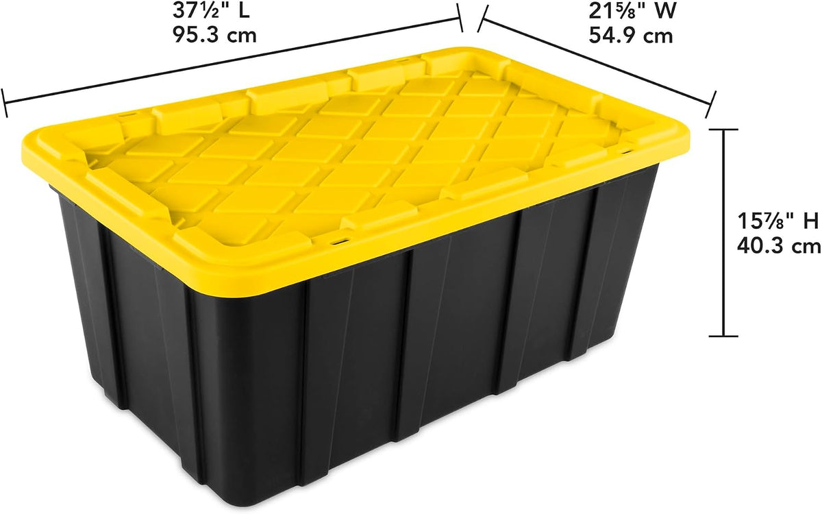 Sterilite Bolsa de almacenamiento industrial con tapas para garaje, 38
