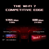TP-Link Enrutador de juegos WiFi 7 de doble banda BE6500 Archer GE4...