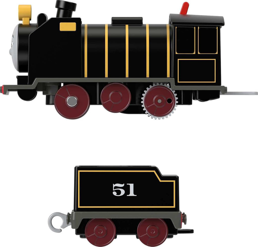 Thomas & Friends Tren de juguete motorizado Hiro motor alimentado por batería con tierno para preescolar juego de simulación niños a partir de 3 años