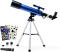 Telescopio Sobrzy para niños de 8 a 12 años, 100 aumentos para