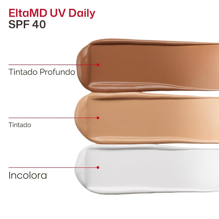 EltaMD UV Daily SPF 40 Protector solar facial hidratante con óxido...