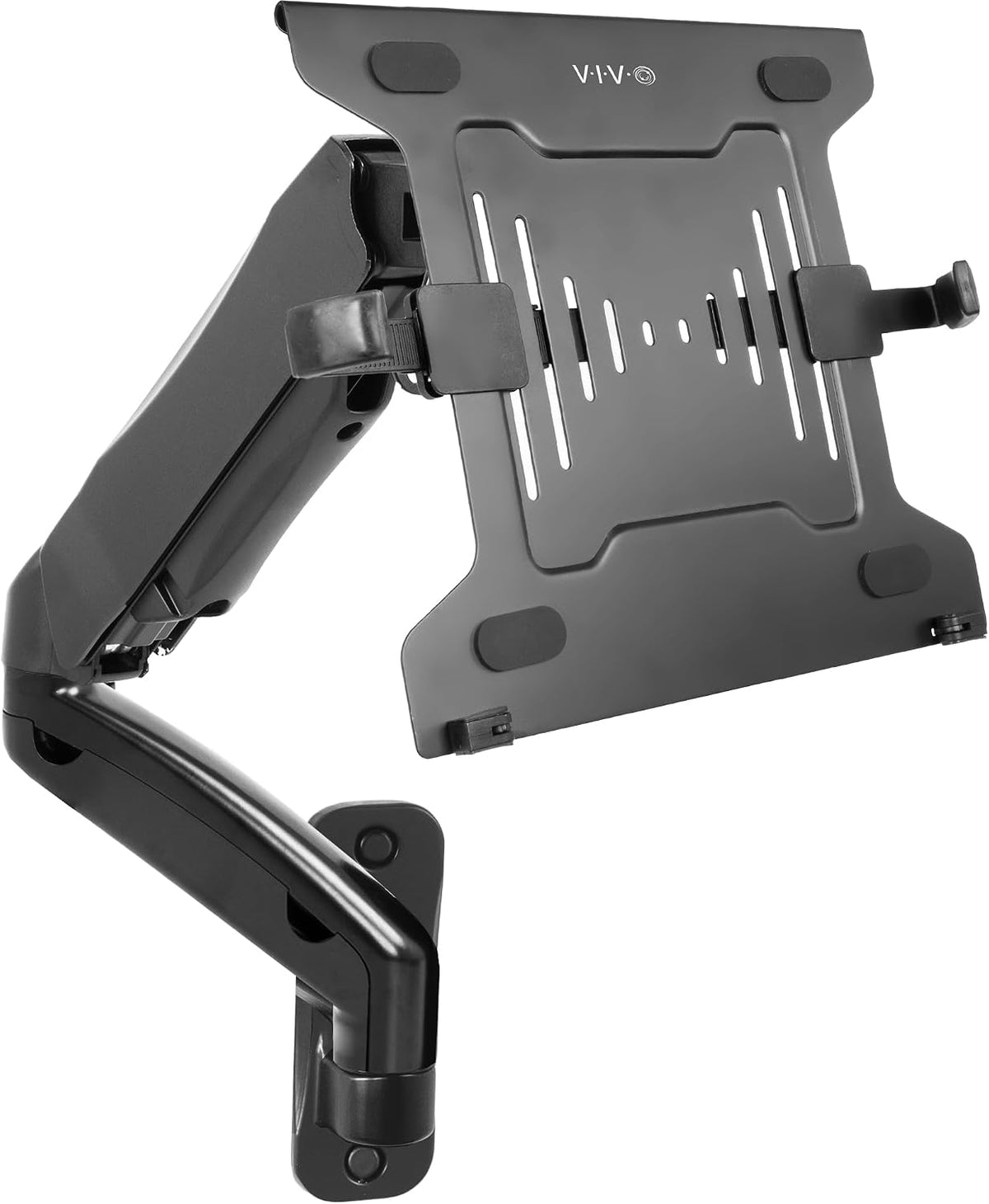 VIVO Soporte de pared para laptop con brazo neumático extensible aj...