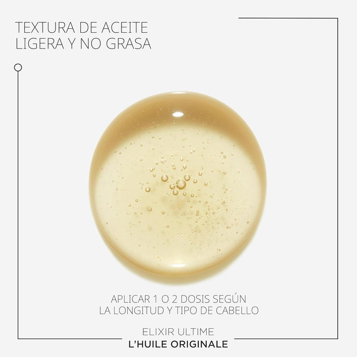 KERASTASE Aceite para el cabello recargable Elixir Ultime | Suero d...