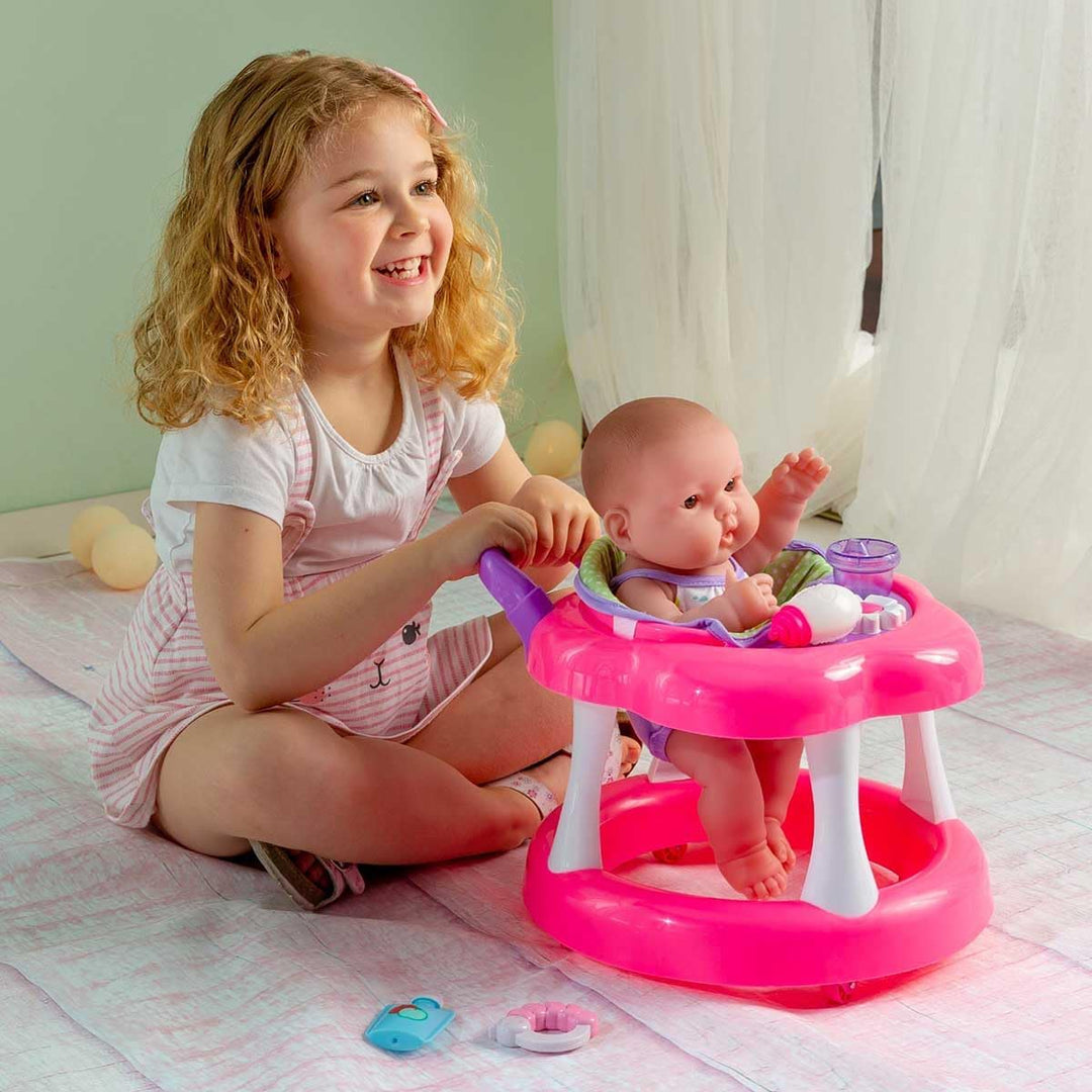 Lots to Love Babies JC Toys - Muñeca y andadera de 14\u201D | Juego...