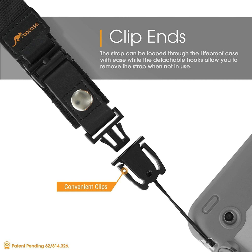 Correa de hombro Breakaway Negro Clip de seguridad universal para