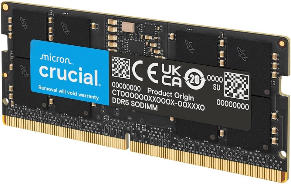 Crucial 16GB DDR5 RAM, 5600MHz (o 5200MHz o 4800MHz) Memoria para l...