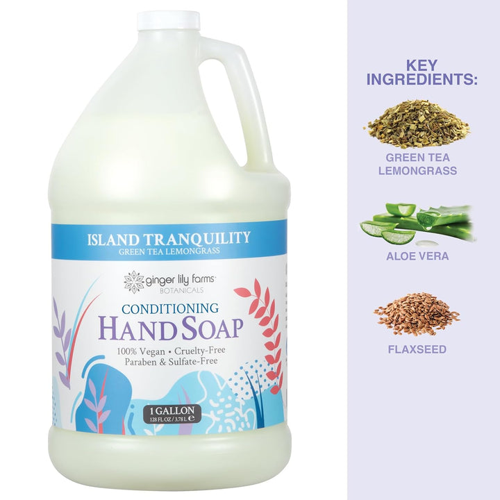 Ginger Lily Farms Botanicals - Repuesto de jabón líquido multiusos...