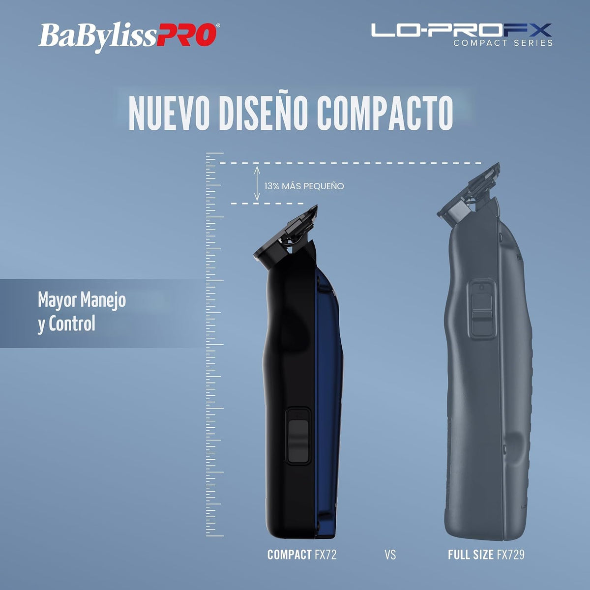 BaBylissPRO Recortadoras LO-PROFX compactas de alto rendimiento par...