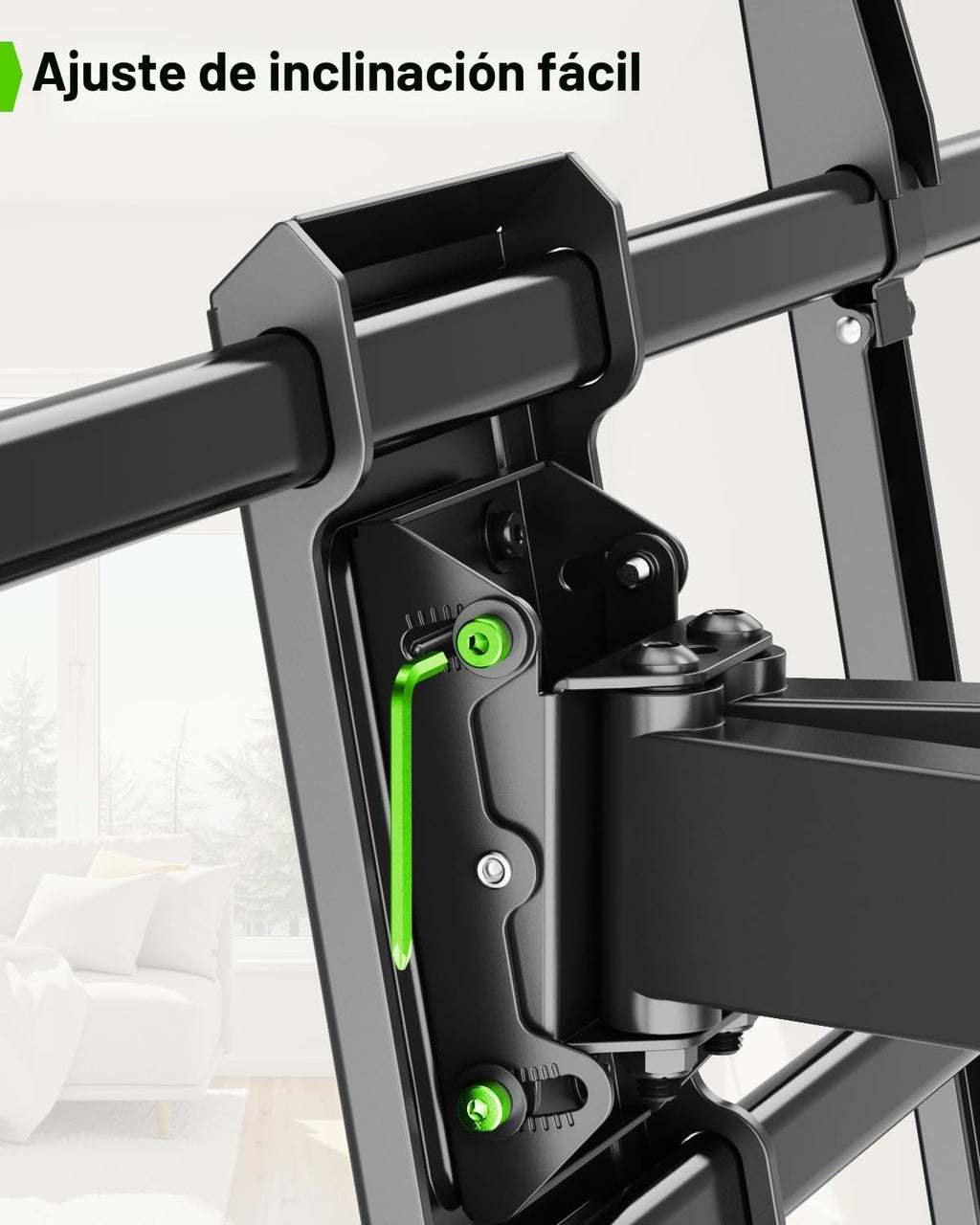 USX MOUNT Soporte de pared de TV de movimiento completo resistente para televisores de 60 a 120 pulgadas, soporta 220 libras, soporte de pared de extensión de 28 pulgadas
