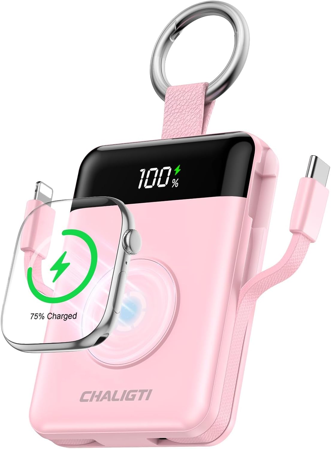 CHALIGTI Cargador portátil de 10000 mAh, cargador de banco de energ...