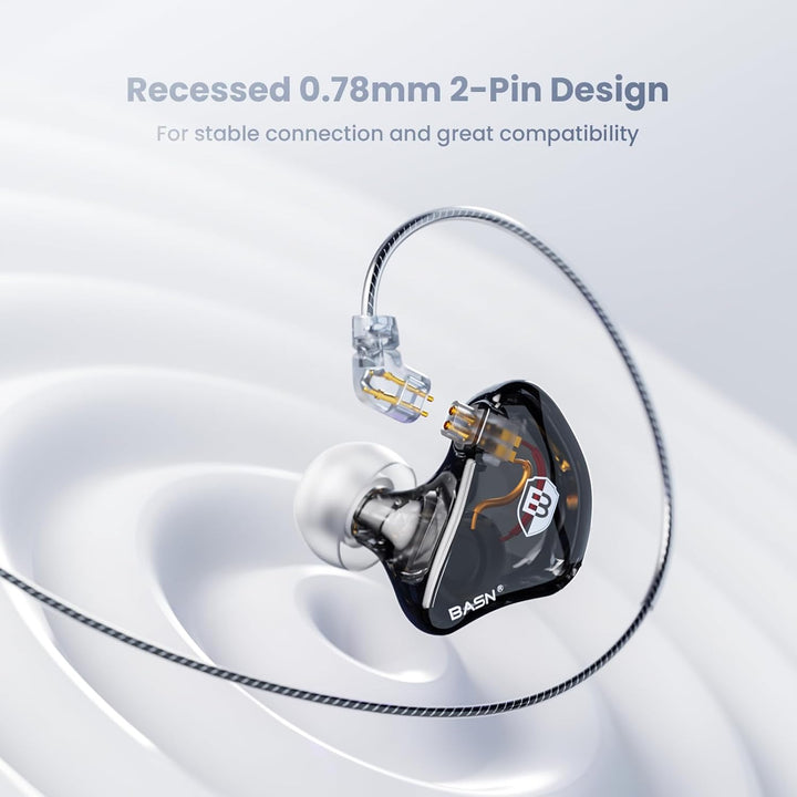BASN Bsinger - Auriculares profesionales de monitoreo in-ear, auric...