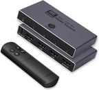 8K @60Hz HDMI 2.1 interruptor 3 en 1 salida con control remoto, 4K @240Hz, CEC